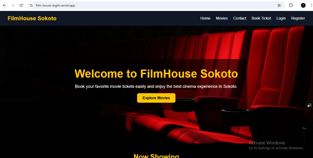 Film House Cinema Booking System
