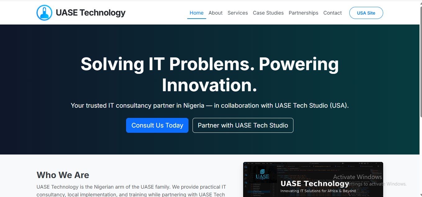 IT Consultancy Website