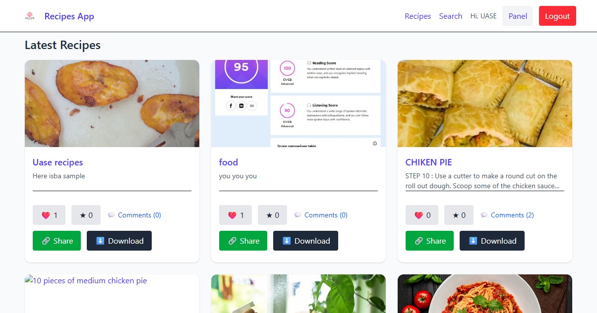 Smart Recipe Management Application